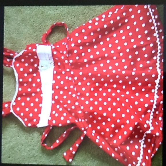 Blueberi Boulevard STUNNING PINK DOT PARTY DRESS w/BOW - Picture 10 of 14